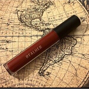 Realher - I Am A Fighter - Color Rich Lip Gloss - Full SIze 0.17 Oz - Deep Red